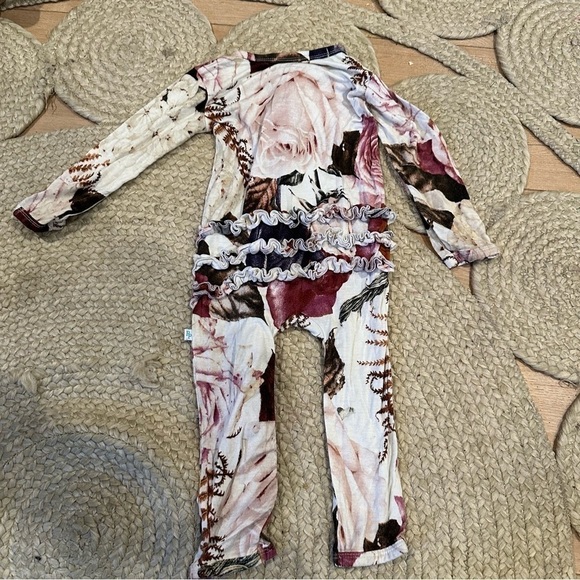 Posh peanut zipper romper Black rose 9/12m - Picture 5 of 7